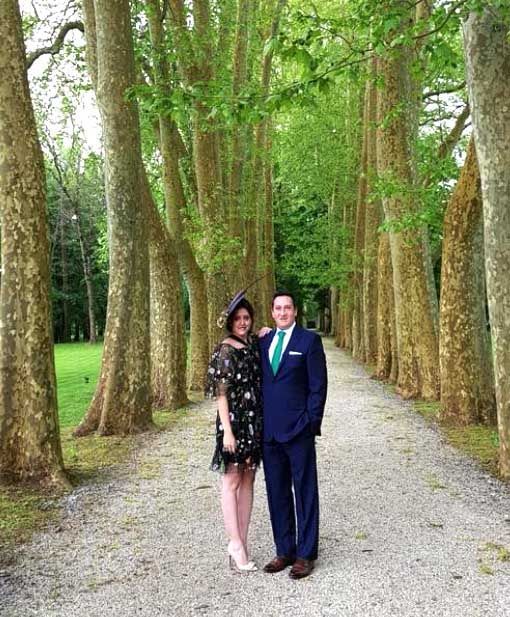 tocado negro fabiola boda santander