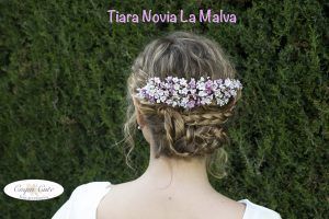 tiara novia porcelana la malva cuqui