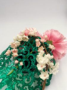 peineta flamenca Cuqui Cute verde agua